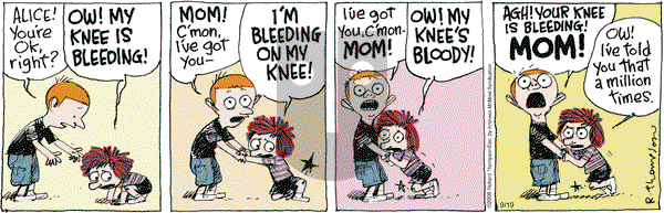 Cul de Sac on Wednesday September 19, 2018 Comic Strip