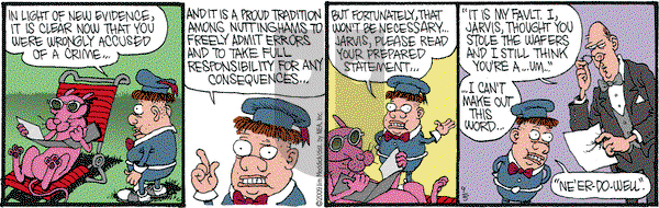Monty on Saturday September 5, 2009 Comic Strip