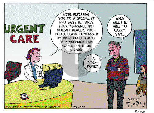 Ted Rall - Monday December 2, 2024 Comic Strip
