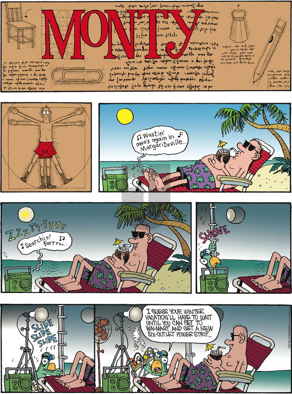 Monty on Sunday February 4, 2018 Comic Strip