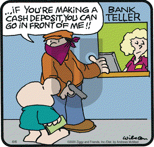 Ziggy on Saturday June 6, 2020 Comic Strip