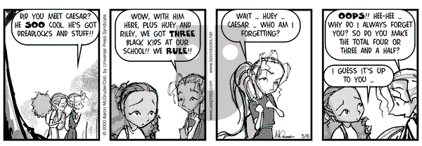 The Boondocks on Saturday May 6, 2000 Comic Strip