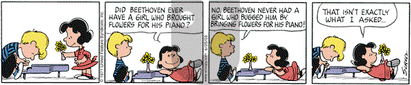 Peanuts on Wednesday June 25, 2003 Comic Strip