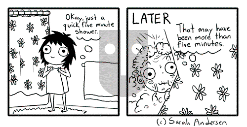 Sarah's Scribbles - Wednesday December 10, 2014 Comic Strip