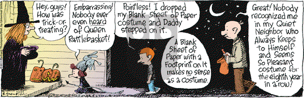 Cul de Sac on Monday October 31, 2016 Comic Strip