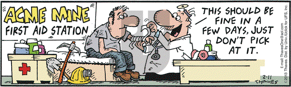 Frank and Ernest on Monday February 11, 2013 Comic Strip