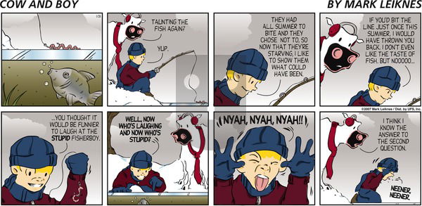 Cow and Boy Classics on Friday June 15, 2007 Comic Strip