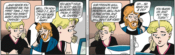 Doonesbury on Saturday March 17, 2001 Comic Strip