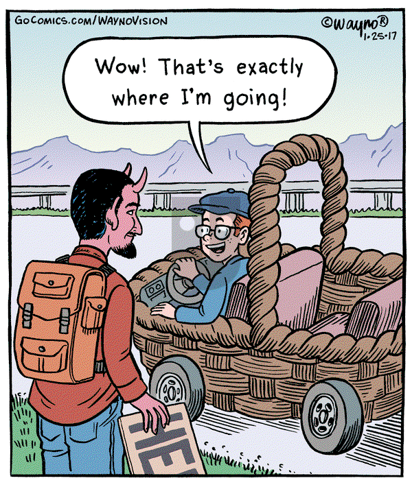 WaynoVision on Wednesday January 25, 2017 Comic Strip