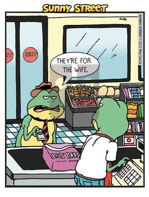 Sunny Street on Thursday January 21, 2016 Comic Strip