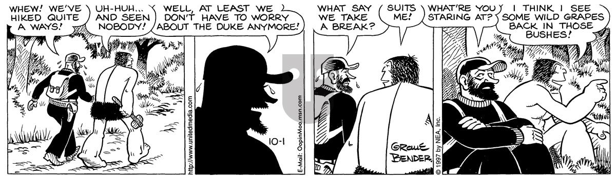 Alley Oop - Wednesday October 1, 1997 Comic Strip