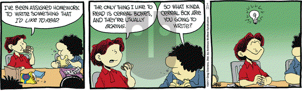 The Buckets on Thursday April 13, 2017 Comic Strip