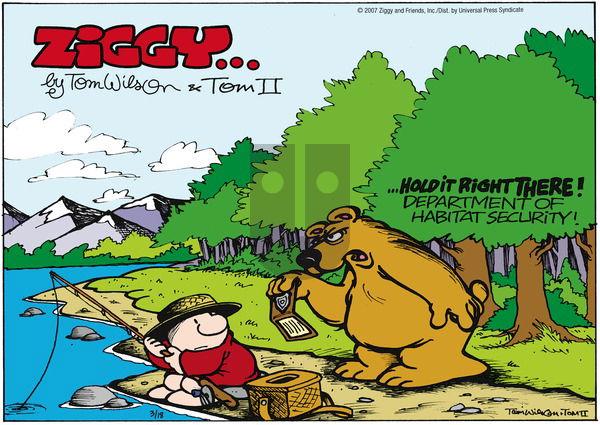 Ziggy on Sunday March 18, 2007 Comic Strip