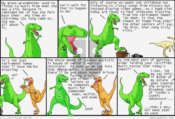 Dinosaur Comics on Thursday May 1, 2025 Comic Strip