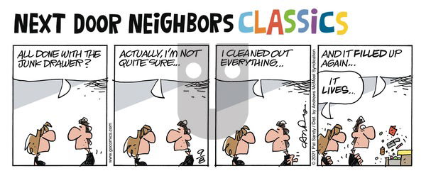 Next Door Neighbors on Sunday May 11, 2025 Comic Strip