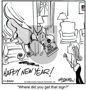 Marmaduke on Saturday January 1, 2000 Comic Strip