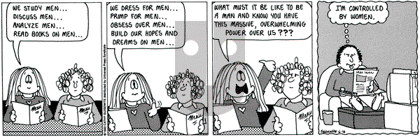 Cathy Classics on Wednesday June 16, 1993 Comic Strip