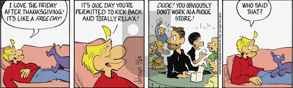 Arlo and Janis on Friday November 24, 2017 Comic Strip