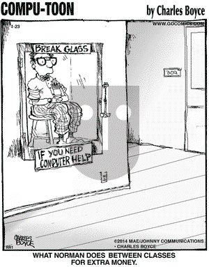 Compu-toon on Thursday January 23, 2014 Comic Strip