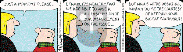 The Born Loser on Friday December 5, 2014 Comic Strip
