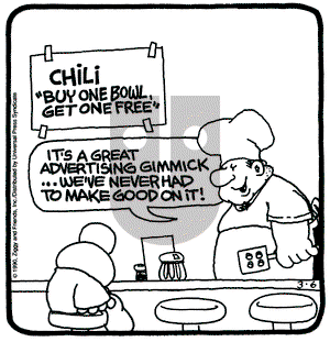 Ziggy on Tuesday March 6, 1990 Comic Strip