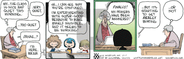 Non Sequitur on Thursday November 1, 2012 Comic Strip