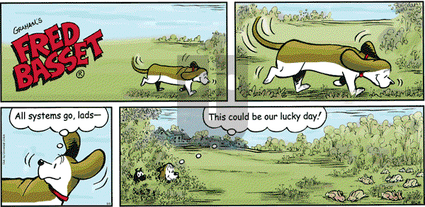 Fred Basset on Sunday August 8, 2010 Comic Strip