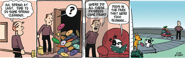 Pooch Cafe on Friday March 29, 2013 Comic Strip