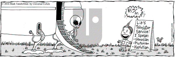 Lio on Saturday July 9, 2016 Comic Strip