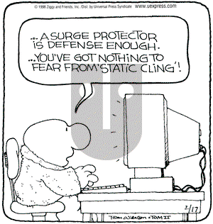 Ziggy on Tuesday February 17, 1998 Comic Strip