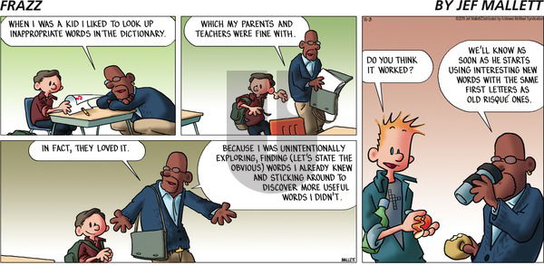 Frazz on Sunday November 3, 2019 Comic Strip