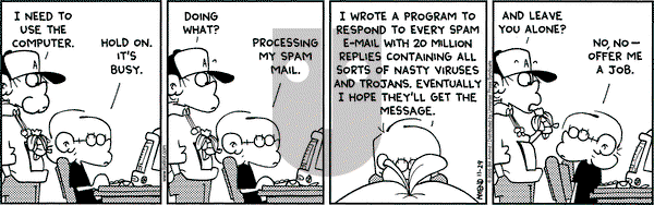 FoxTrot on Tuesday November 29, 2005 Comic Strip
