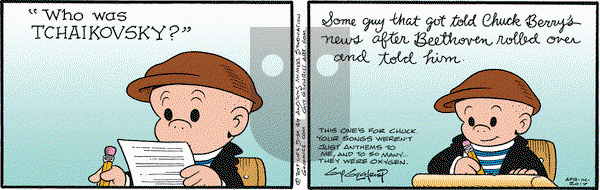 Nancy on Friday April 14, 2017 Comic Strip