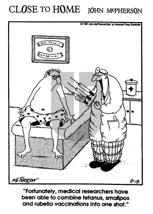 Close to Home on Thursday August 18, 1994 Comic Strip