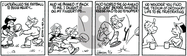 Arlo and Janis on Tuesday February 15, 2000 Comic Strip