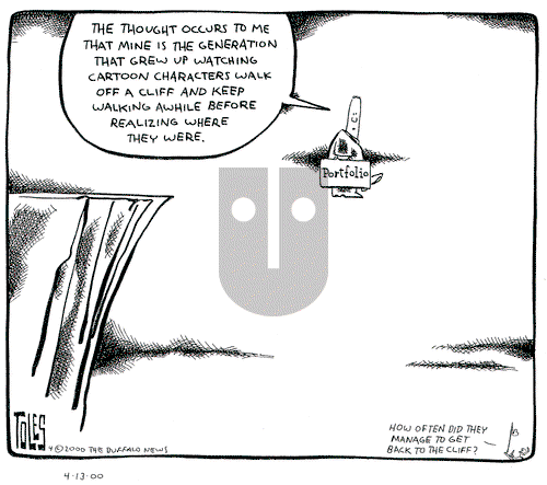 Tom Toles - Thursday April 13, 2000 Comic Strip