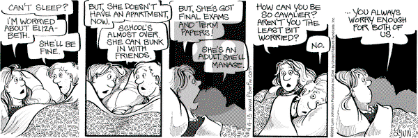 For Better or For Worse on Saturday April 13, 2002 Comic Strip