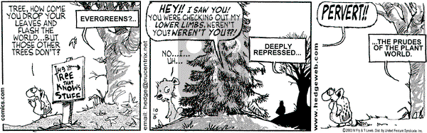 Over the Hedge on Wednesday October 8, 2003 Comic Strip