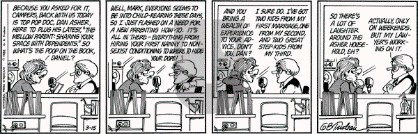 Doonesbury on Monday March 15, 1982 Comic Strip