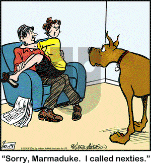 Marmaduke on Saturday October 19, 2019 Comic Strip