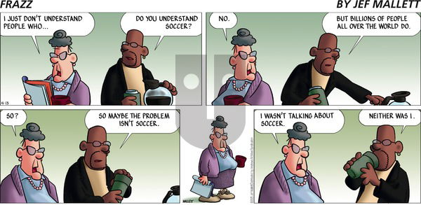 Frazz on Sunday April 13, 2025 Comic Strip