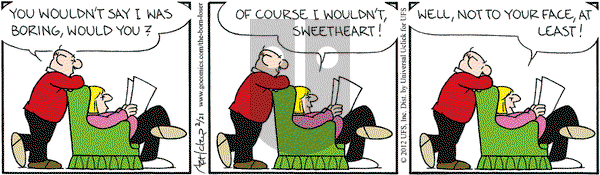 The Born Loser on Tuesday February 21, 2012 Comic Strip