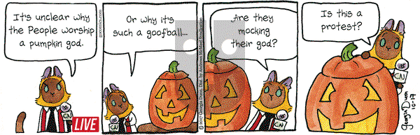 Breaking Cat News on Tuesday October 17, 2017 Comic Strip