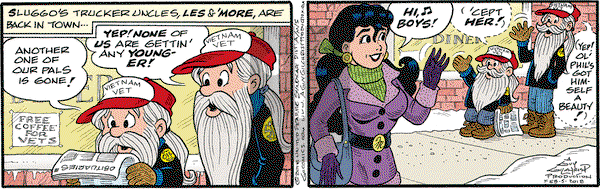 Nancy on Monday February 5, 2018 Comic Strip