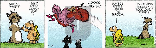 Over the Hedge on Friday April 19, 2019 Comic Strip