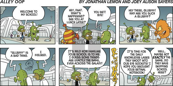 Alley Oop on Sunday April 27, 2025 Comic Strip