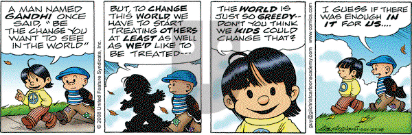 Nancy on Monday October 27, 2008 Comic Strip