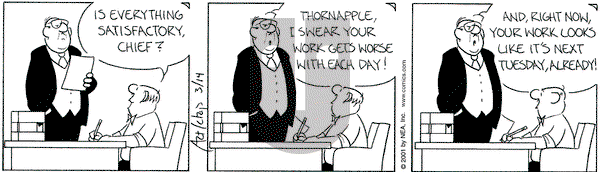 The Born Loser on Wednesday March 14, 2001 Comic Strip