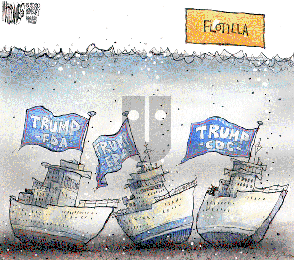 Matt Davies on Thursday August 27, 2020 Comic Strip