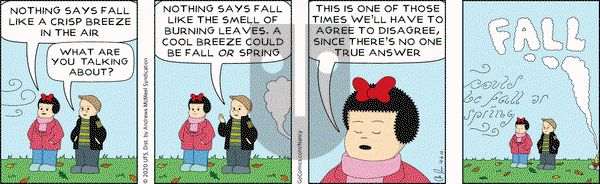 Nancy on Tuesday October 6, 2020 Comic Strip